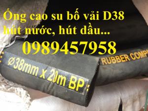 Ống cao su hút nước phi 30, ống cao su bố vải, vòi cao su phi 50, ống cao su phi 65, 76