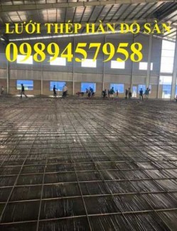 Lưới thép chống thấm Phi 3, phi 4 ô 200x200 và 250x250 - Lưới thép hàn phi 5, Phi 6, Phi 8