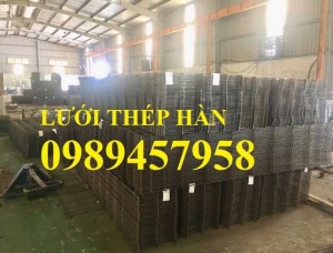 Lưới thép chống thấm phi 4 ô 200x200, D4 ô 250x250, Thép D6 200x200 có sẵn