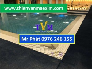 Thanh nhựa mương tràn hồ bơi rộng 20cm