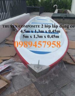 Thuyền composite siêu bền, Thuyền chống chìm, Thuyền chèo tay 3-4 người