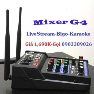 Mixer+Micro không dây Yamaha G4-USB chuyên Livestream, Karaoke