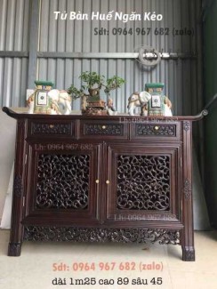 Tủ bàn huế trung đường bàn trưng bày đồ