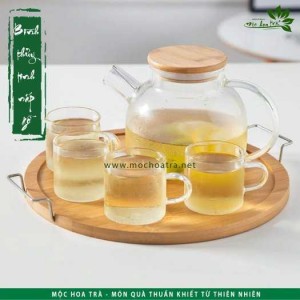 BÌNH THỦY TINH NẮP GỖ - 1000 - 1400ML