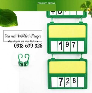 Bảng số lật, bảng giá lật, khung bảng số lật siêu thị