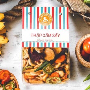 Thập Cẩm Sấy Langfarm 450g, Đặc Sản Đà Lạt, Mẫu Nhãn Kẹp - MSN181595