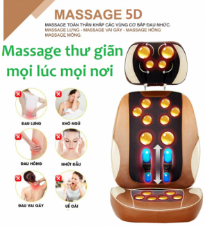 Ghế massage hồng ngoại Ayosun Hàn Quốc chính hãng giúp điều trị giảm đau toàn thân hiệu quả nhất