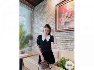 Áo nữ len cổ sen nổi có 4 màu SC