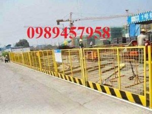 Gia công hàng rào khung di động, Hàng rào chắn công ty, Hàng rào ngăn kho sơn tĩnh điện