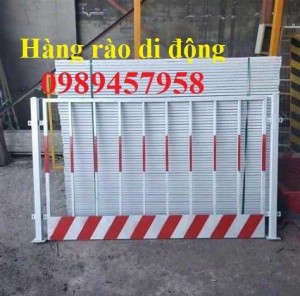 Gia công hàng rào khung di động, Hàng rào chắn công ty, Hàng rào ngăn kho sơn tĩnh điện