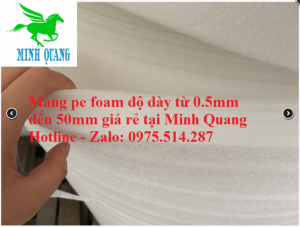 Màng xốp pe foam đóng gói hàng hóa