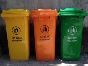 Thùng rác nhựa, thùng rác công cộng, thùng rác 240 lít