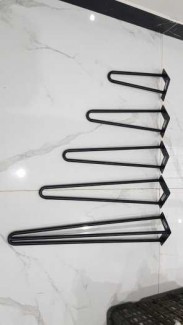 Hairpin D14 Cao 40cm ( 1 Chân ) Kèm Nút Nhựa Trong
