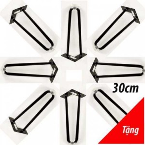 Combo 30 Chân Hairpin D14 Cao 30cm, Tặng 5 Chân Cùng Loại.