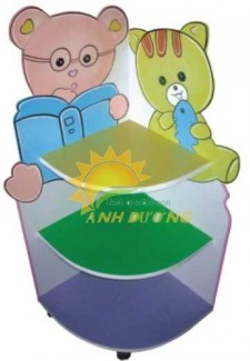 Cung cấp kệ gỗ trẻ em dành cho trường lớp mầm non, gia đình