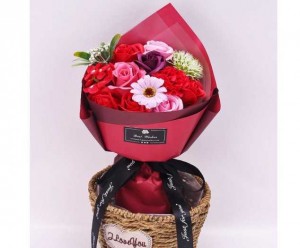 Bó Hoa Hồng Sáp Flower Soap Quà Tặng 20/10, Quà Tặng 20/11, Quà Tặng 8/3 - FSĐH01