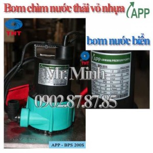 Máy Bơm Chìm Nhựa - Bơm Thoát Nước Mưa - Bơm Hòn Non Bộ - Bơm Tiểu Cảnh - APP Taiwan - Giá Cực Tốt