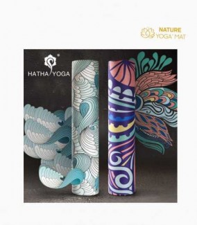 Thảm Yoga Hatha Du Lịch bề Mặt Họa Tiết 1.5mm