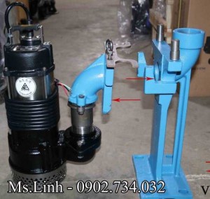 Máy bơm nước thải thả chìm bằng gang NTP - Việt Nam