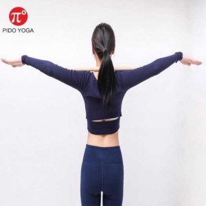 Gậy thể dục Yoga/GYM (dưỡng sinh) bằng gỗ 90cm PIDO