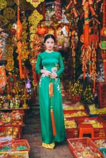 Trang trí tết xuân 2021, Thi công trang trí cảnh xuân 2021, thi công backdrop tre