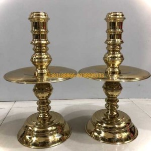Đôi nến thờ cúng bằng đồng cao cấp