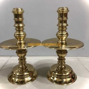 Đôi nến thờ cúng bằng đồng cao cấp