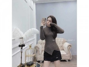 Áo len nữ kiểu Quảng Châu tay dài 4 màu