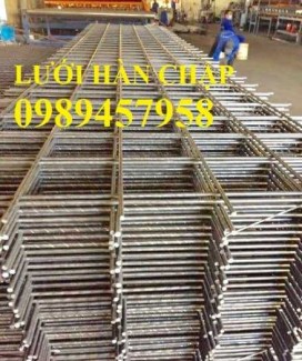 Lưới thép hàn chập phi 12 ô 100x100, 150x150, 200x200, D10 ô 100x200, 250x250