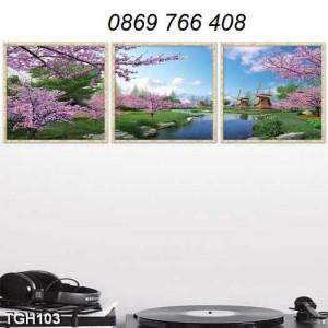 Tranh gạch 3d-tranh ghép trang trí