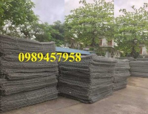 Rọ đá mạ kẽm nhúng nóng 2x1x0,3, 2x1x0,5m, Rọ đá bọc nhựa 1x1x0,5, 1x1x1