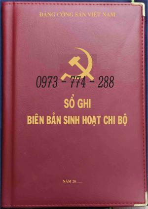 Bán sách sổ họp sinh hoạt chi, Đảng bộ