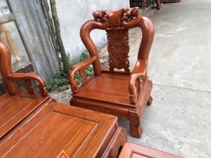 Bàn Ghế Phòng Khách Minh Quốc Đào Gỗ Hương