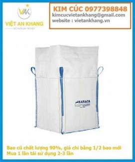 Bao jumbo cũ, bao jumbo cũ giá rẻ, bao jumbo đựng rác, đựng phế liệu