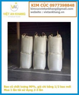 Bao jumbo cũ, bao jumbo cũ giá rẻ, bao jumbo đựng rác, đựng phế liệu