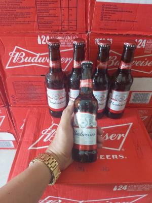 Bia Budweiser Nhập Khẩu Mỹ, 330ml, 24 chai