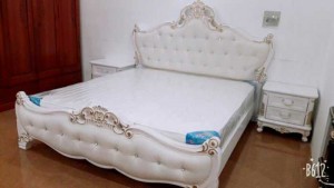 Giường cổ điển nhập khẩu giá rẻ, nội thất phòng ngủ tân cổ điển châu âu