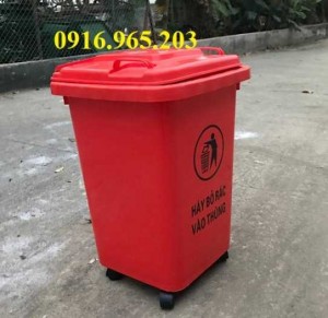 Thùng rác 60l màu vàng,thùng rác y tế 60l,thùng rác 60l đạp chân