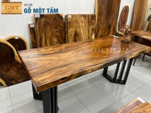 Mặt bàn gỗ me tây dùng cho bàn làm việc hoặc bàn ăn