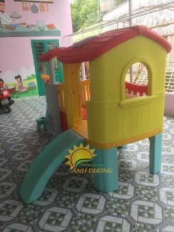 Cung cấp bộ cầu trượt nhựa dành cho trẻ em mầm non giá cực SỐC