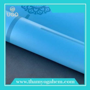 Thảm Yoga CAO CẤP UGO Chuyên Nghiệp Cao Su Tự Nhiên Hai Mặt Chống Trượt