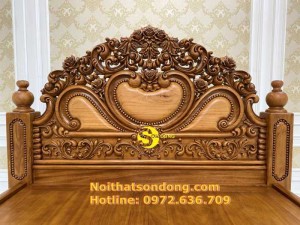 Giường Ngủ Cổ Điển Siêu VIP Liền Tấm Hoàng Gia Giá Rẻ