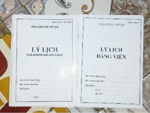 Lý lịch đảng viên (sỉ&lẻ)