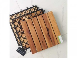 Vỉ gỗ lót sàn tự nhiên lắp rắp nhanh
