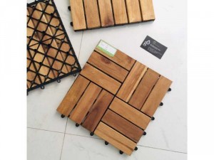 Vỉ gỗ lót sàn tự nhiên lắp rắp nhanh