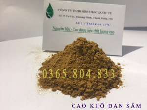 Cung cấp Nguyên liệu cao khô Đan Sâm giá rẻ nhất trên thị trường