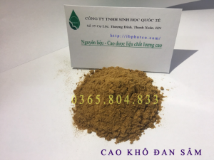 Cung cấp Nguyên liệu cao khô Đan Sâm giá rẻ nhất trên thị trường