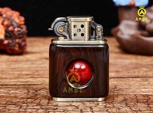 Bật lửa xăng đá vỏ gỗ Zorro Z506-598