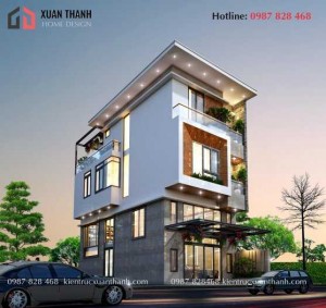 Thiết kế nhà phố hiện đại đẹp NP18339