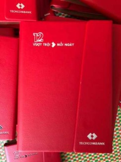 Mẫu Sổ Quà Tặng Ngân Hàng In Ấn Logo Theo Yêu Cầu